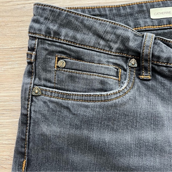 Kut From The Kloth Jeans Catherine Boyfriend Distressed Stretch Washed Black 16 - Picture 4 of 13